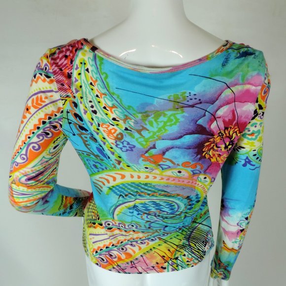 Chaudry Long Sleeve Knit Top Size Small - Picture 3 of 4
